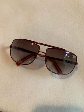 Black Flys Red Metallic Frame "Frequent Flyer" Sunglasses